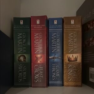George R.R. Martin Book Set Game of Thrones 4 books